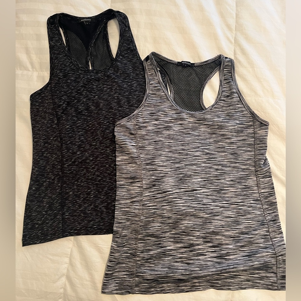 Black and White Mesh Workout Tops Bundle